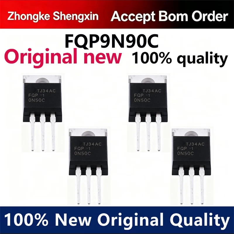 （5pcs）FQP9N90C warehouse imported stock TO-220 900V 9A