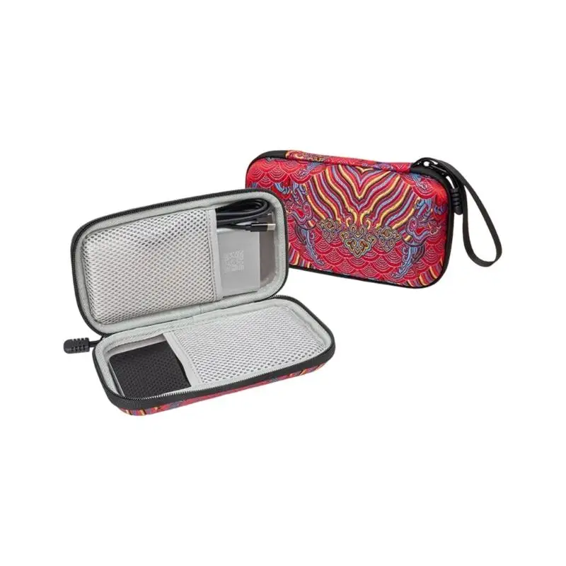 Y1UB EVA Electronic Gadget Organizers Pouches With Lanyard For Smartphones Chargers And Cables Portable Travel Carrying Case