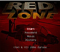 Red Zone 16bit MD Game Card For Sega Mega Drive For Genesis System