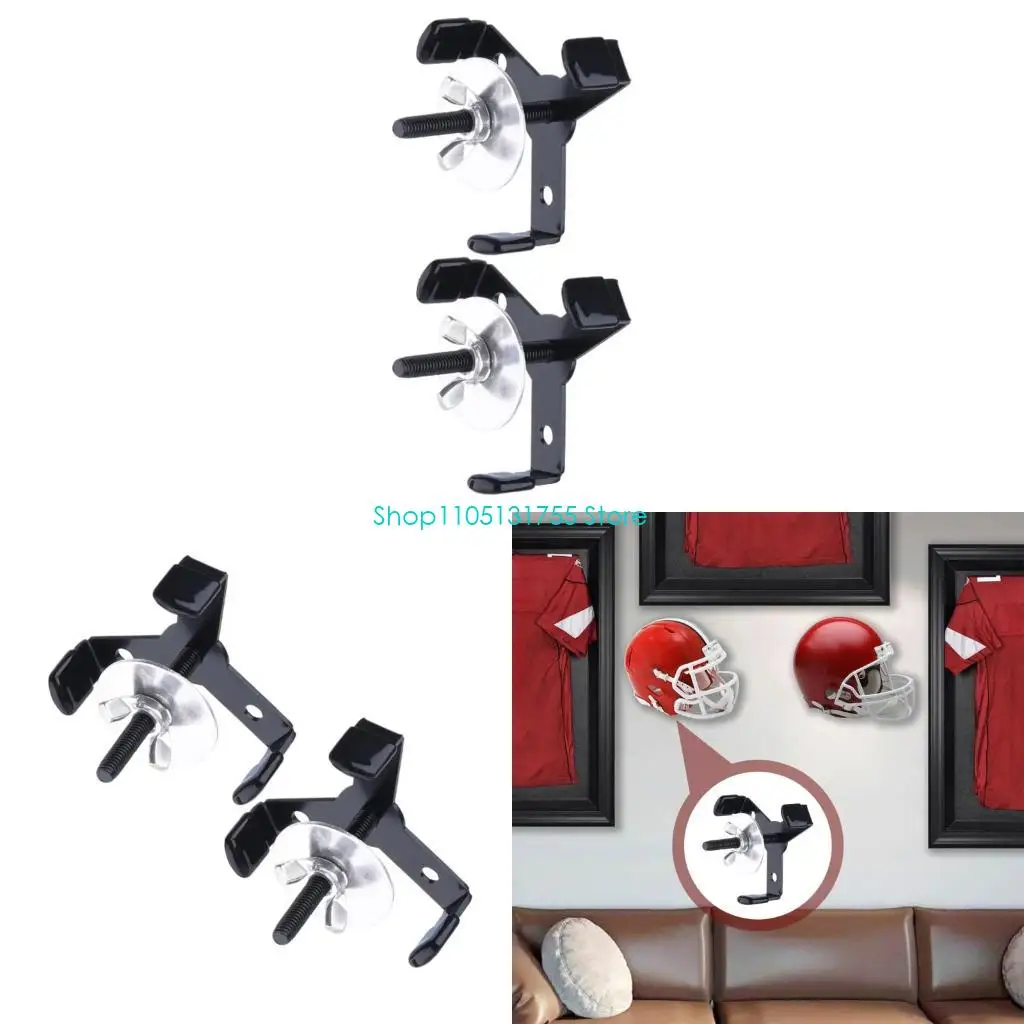 

Незаметные системы настенного крепления для шлемов Органайзеры для футбольных шлемов Защитный настенный держатель для шлема