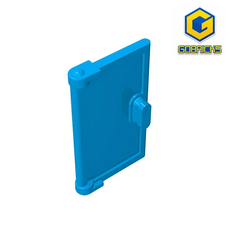 Gobricks GDS-793 Window- Door 1x2x3 with Vertical Handle New Mold for Tabless Frames compatible with lego 60614 children's DIY