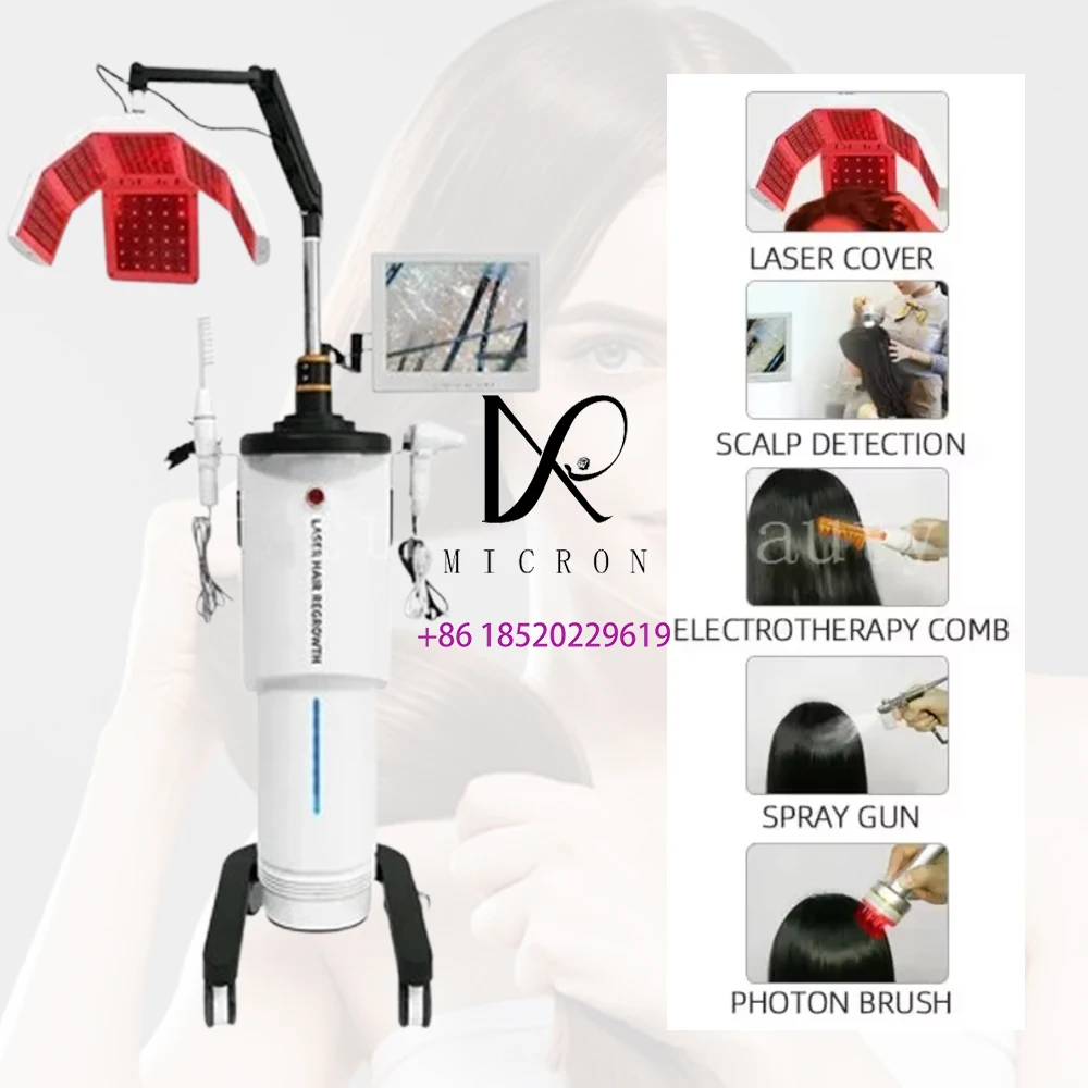 Professional Hair Regrowth Laser 660nm Machine Anti Hair Loss Treatment Stimulate Fast Hair Growth Beauty Equipment for Salon CE