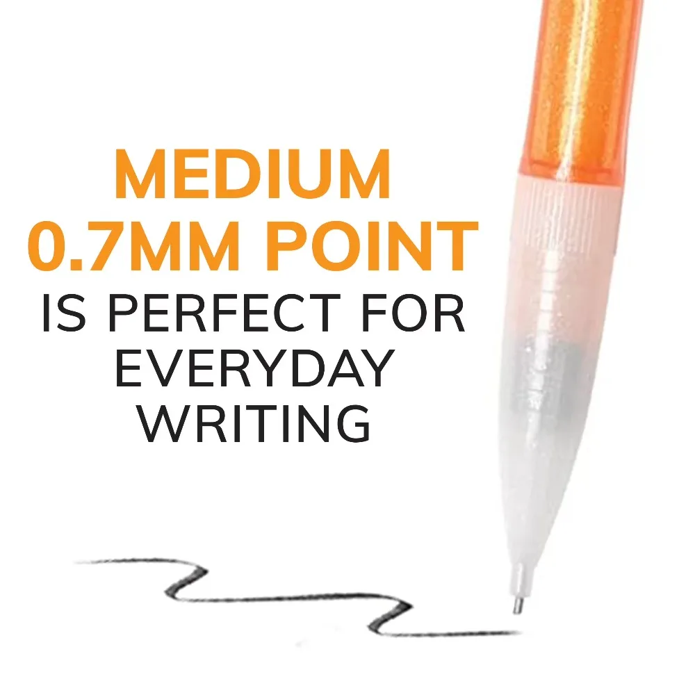 0.7mm Mechanical Pencils 24-Pack No.2 Lead for School Office Drawing Writing Supplies Bulk Set Assorted Barrel Colors view 5