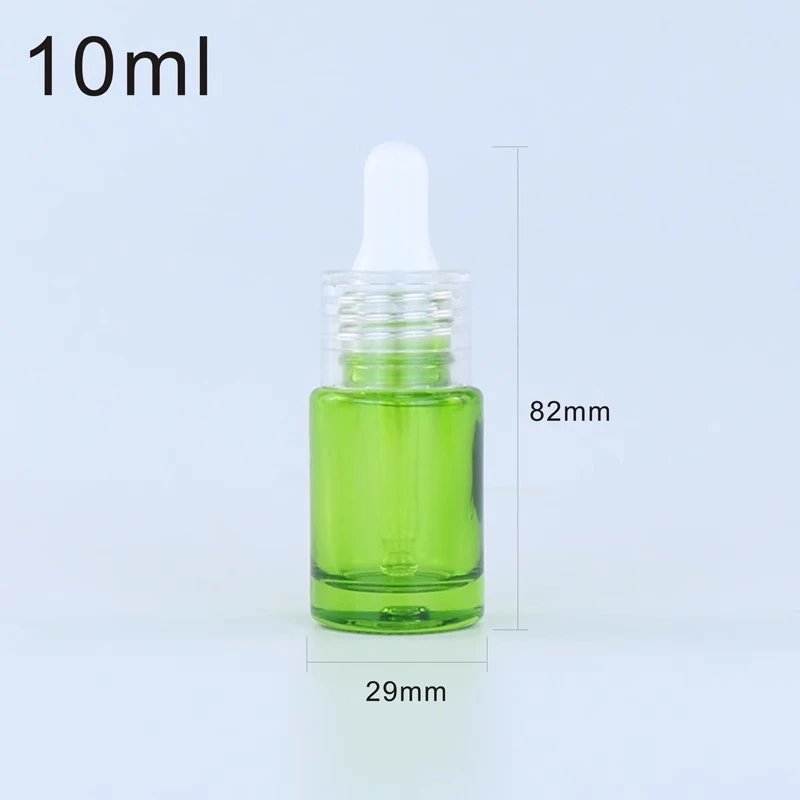 100Pcs 10ml Dropper Bottles Glass Empty Essential Oil Aromatherapy Bottles Pipettes Bottles