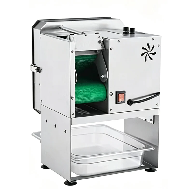 Portable Wide Feed Inlet Electric Scallion Cutter Support Slicing Shredding Segmenting For Home Commercial Kitchen Vegetable Cut