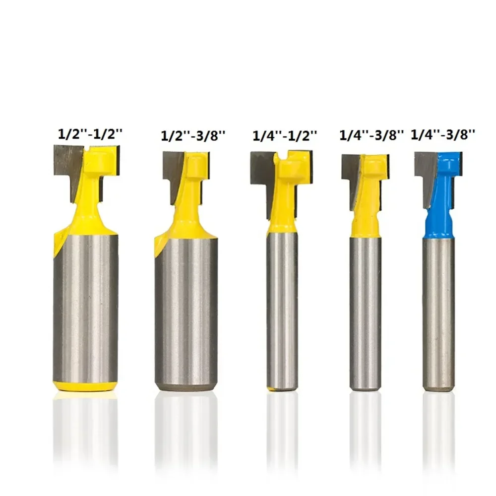 

Фреза с хвостовиком 1/4 дюйма, 1/2, паз для концевой фрезы, Т-образный болт с шестигранной головкой, фреза для отверстий в замочной скважине, фреза по дереву