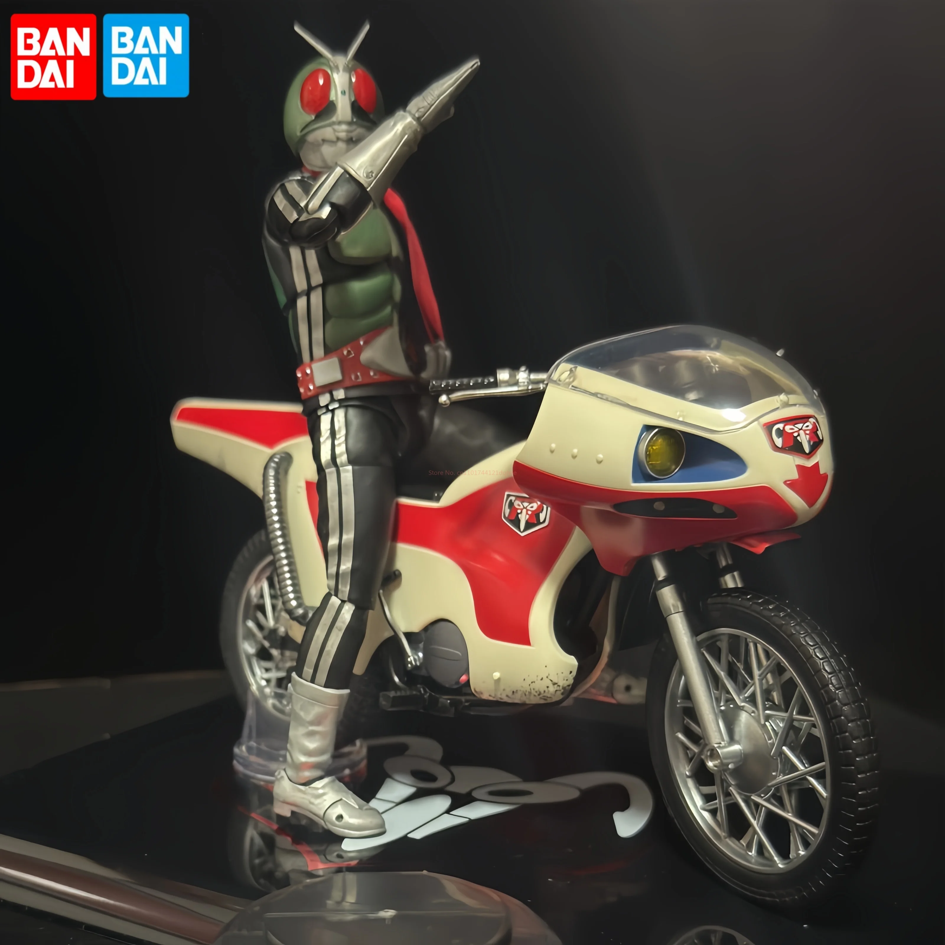 In Stock Bandai SHF Figuarts Red Ranger Secret Team 50th Anniversary Commemorative Masked Rider 1 Action Figure Collectible Toy
