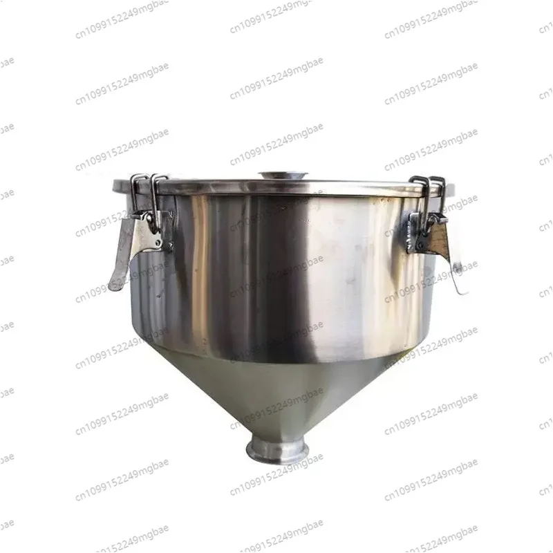 

304 sanitary grade stainless steel funnel non-standard paste liquid cylinder filling machine food machinery hopper