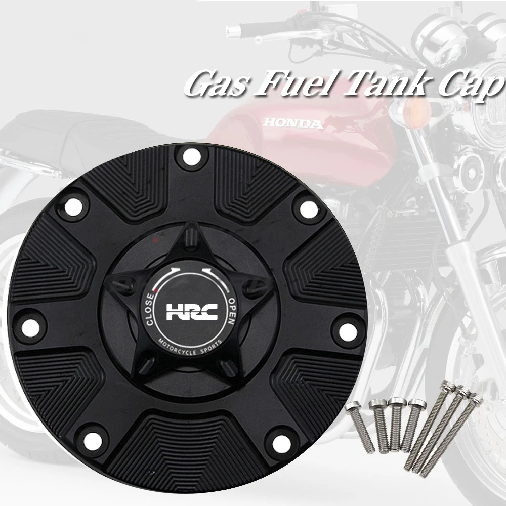 CNC Aluminum Keyless Motorcycle Accessories Fuel Gas Tank Cap Cover For HONDA CBR600RR CBR1000RR CBR 600 1000 RR 2008 -2018