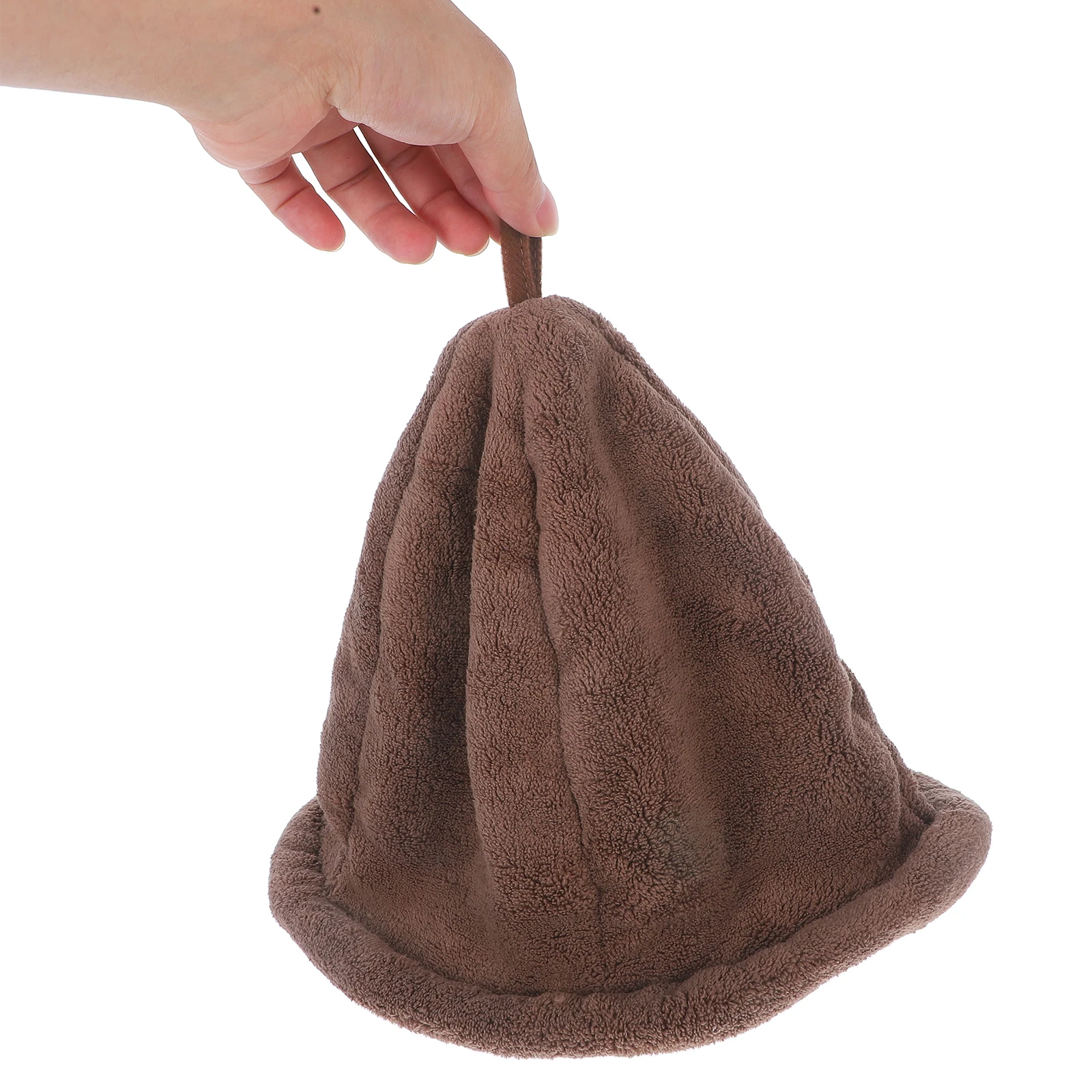 

Reusable Sauna Hat Bath Cap Coral Fleece Shower Accessories Bathroom Supplies Comfortable Bath Hat Small Shower Cap For Female