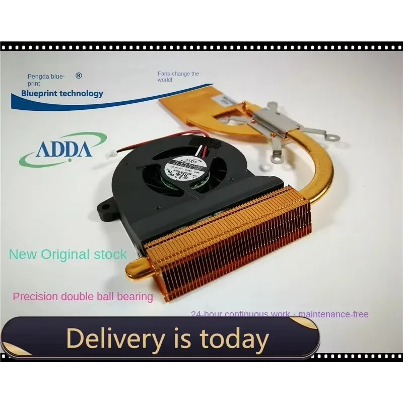 pa  AB0605UB-HB3 6cm 5V Notebook Cooling Fan with Copper Bar Cooling Fin