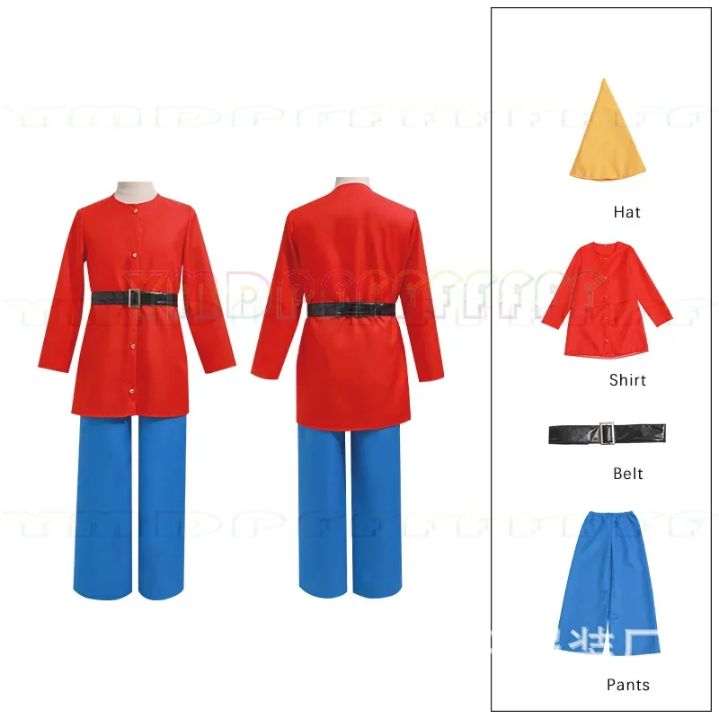 Conjunto de Disfraz de los Siete Enanitos, Protagonista de Cuentos de Hadas de Anime, Vestido de Princesa de Palacio para Pascua, Actuación en Escenario, Halloween, Carnaval