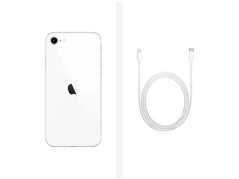 iPhone SE Apple 128GB Branco 4,7” 12MP iOS - AliExpress 509