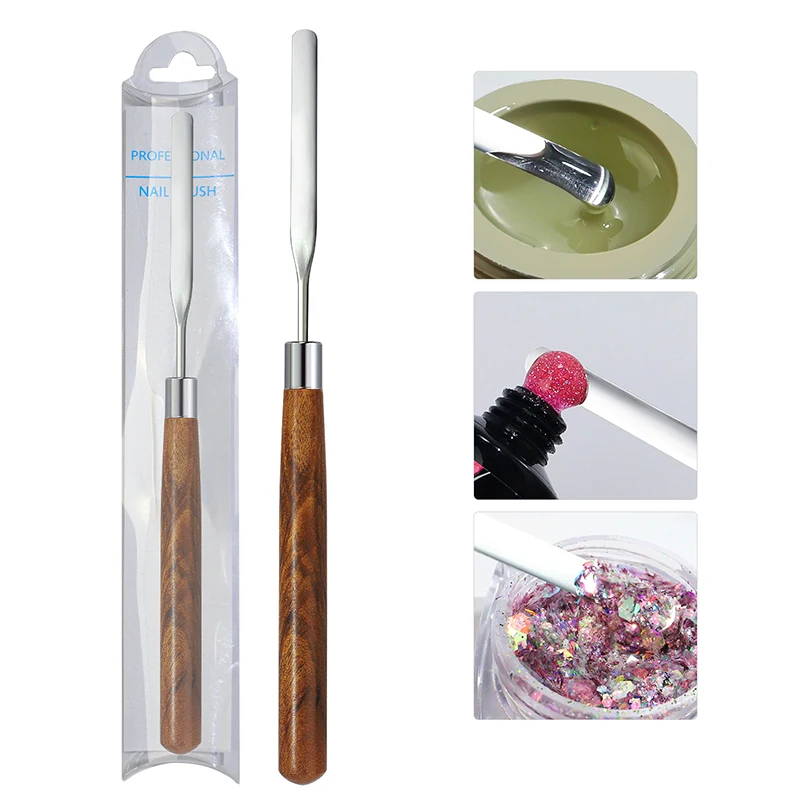 Nails Glue Mixing Rod Special Tool for Taking Glue Mixing Stick Halo Dyeing Painting Mixing Stick Nail Supplies for Professional