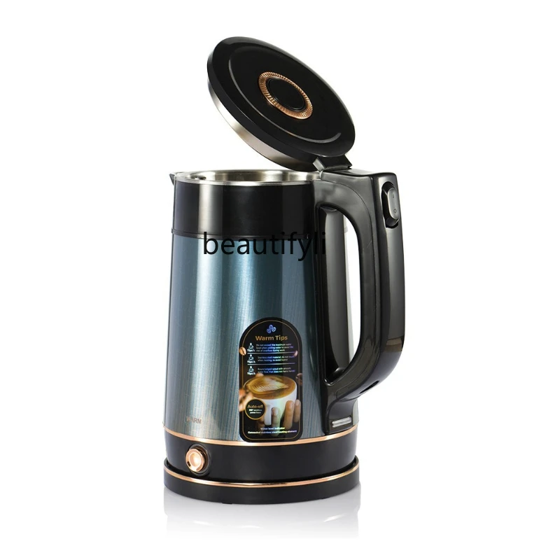 

High power stainless steel anti-dry burning electric kettle fast super long insulation 304 seamless kettle
