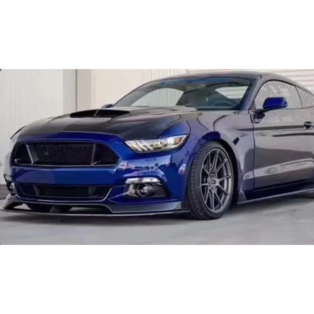 

Carbon Fiber Car Front Bumper Mesh Grille Grills For Ford Mustang 2015 - 2017 Front Bumper Racing Grills