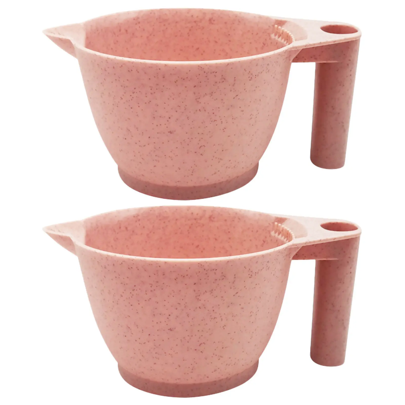 

2Pcs Hair Coloring Mixing Bowl Washable Reusable Tint Bowl for Salon DIY Highlights Blonde Brilliance Powder Color Mixing