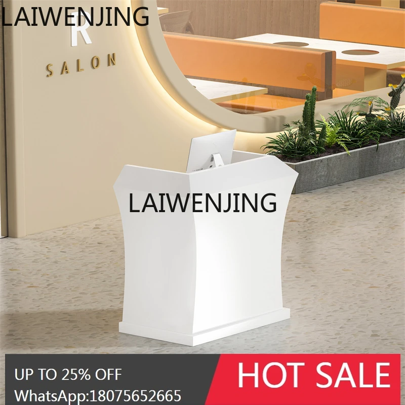 HLZ reception podium Small shopping guide consultation Welcome cashier Simple and modern guide desk