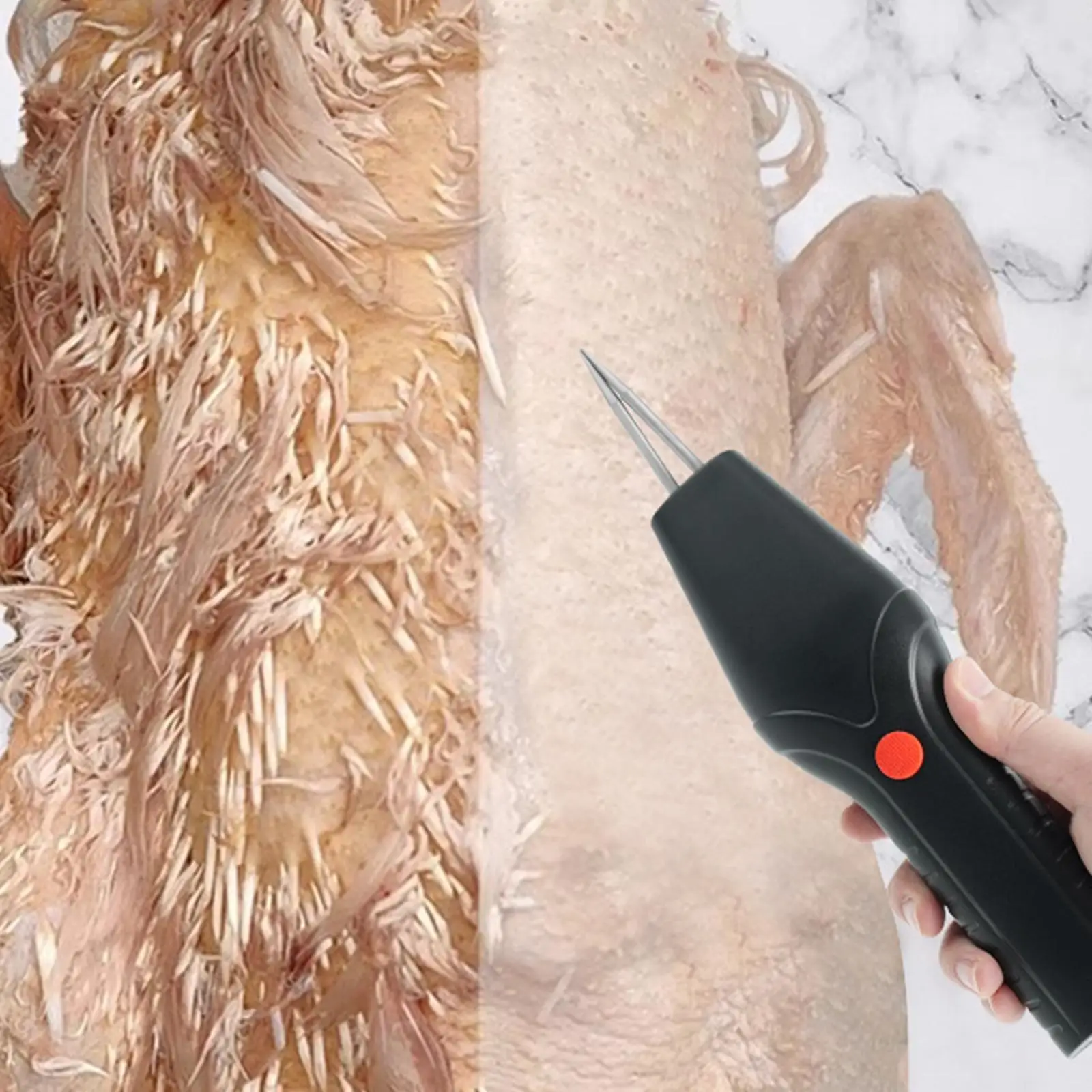 High Speed Chicken Plucker Waterproof Handheld Electric Poultry Defeather Machine for Ducks Geese 3