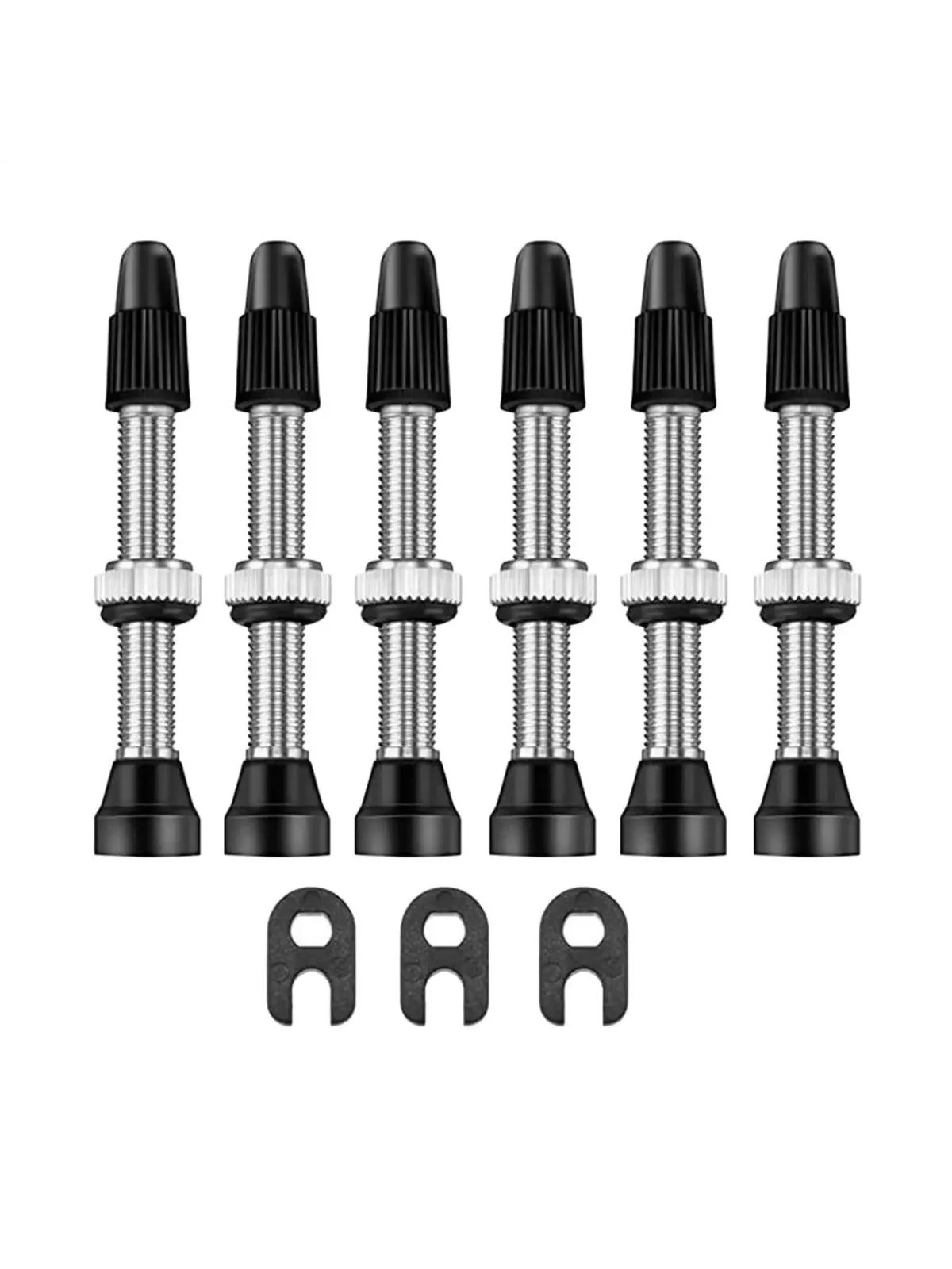AliExpress NONE 6Pcs Presta Tubeless Valve Stems with Core Remover Tool Durable Replacement for MTB & Road Bikes Cycling Repair Accessories