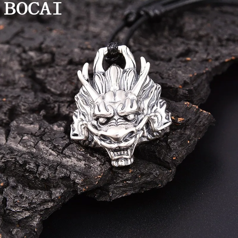 

Подвеска BOCAI NEWE из стерлингового серебра S925 с властным и преувеличенным божественным драконом