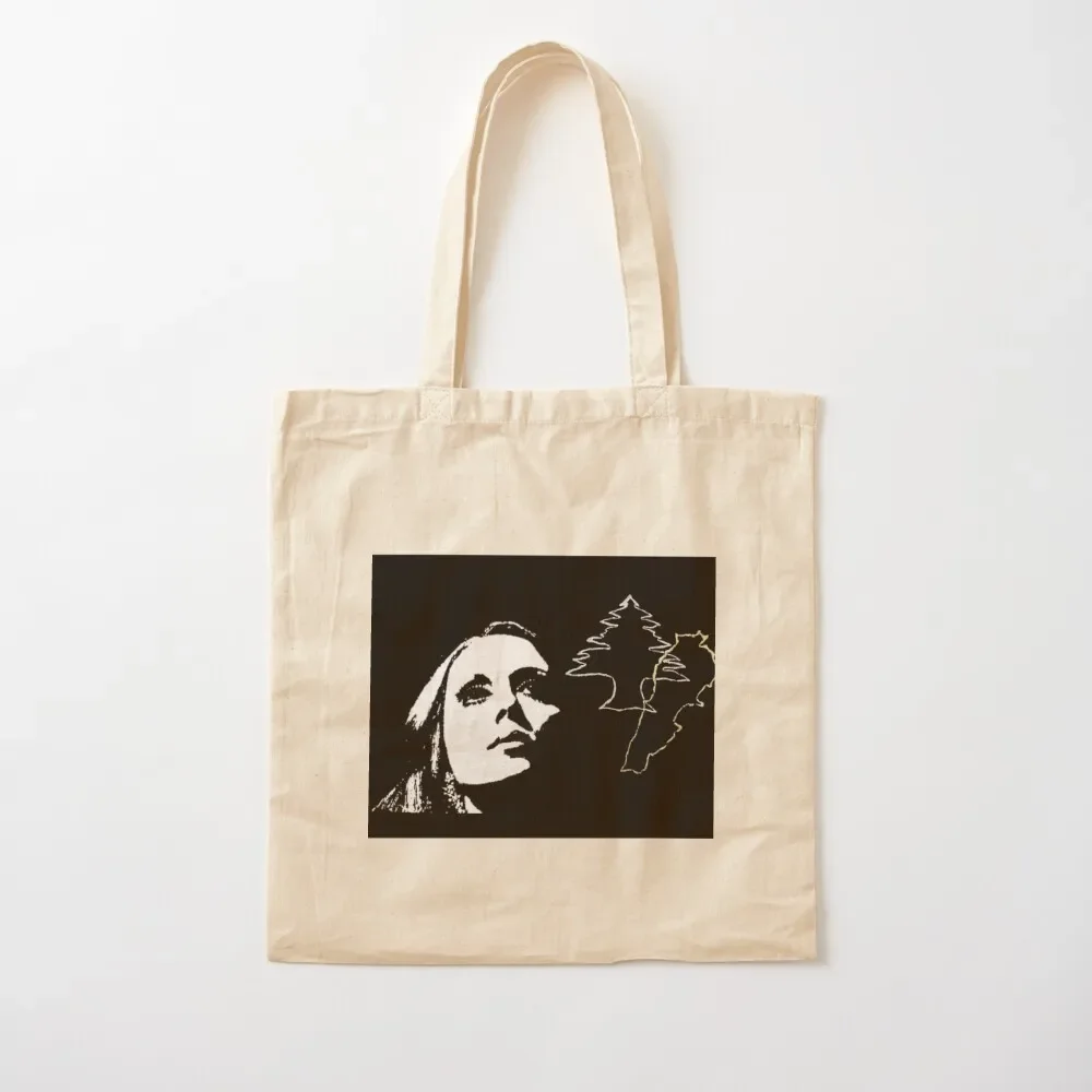 Fairuz art lebanon Tote Bag Cloth bag Gift bags supermarket folding bag bags luxury women