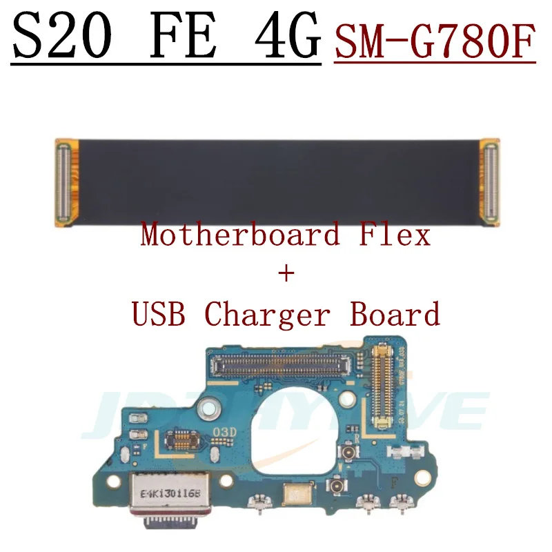 For Samsung Galaxy S20 Plus Ultra FE 4G 5G Dock Connector USB Charger Board Port Motherboard Flex Cable Micro