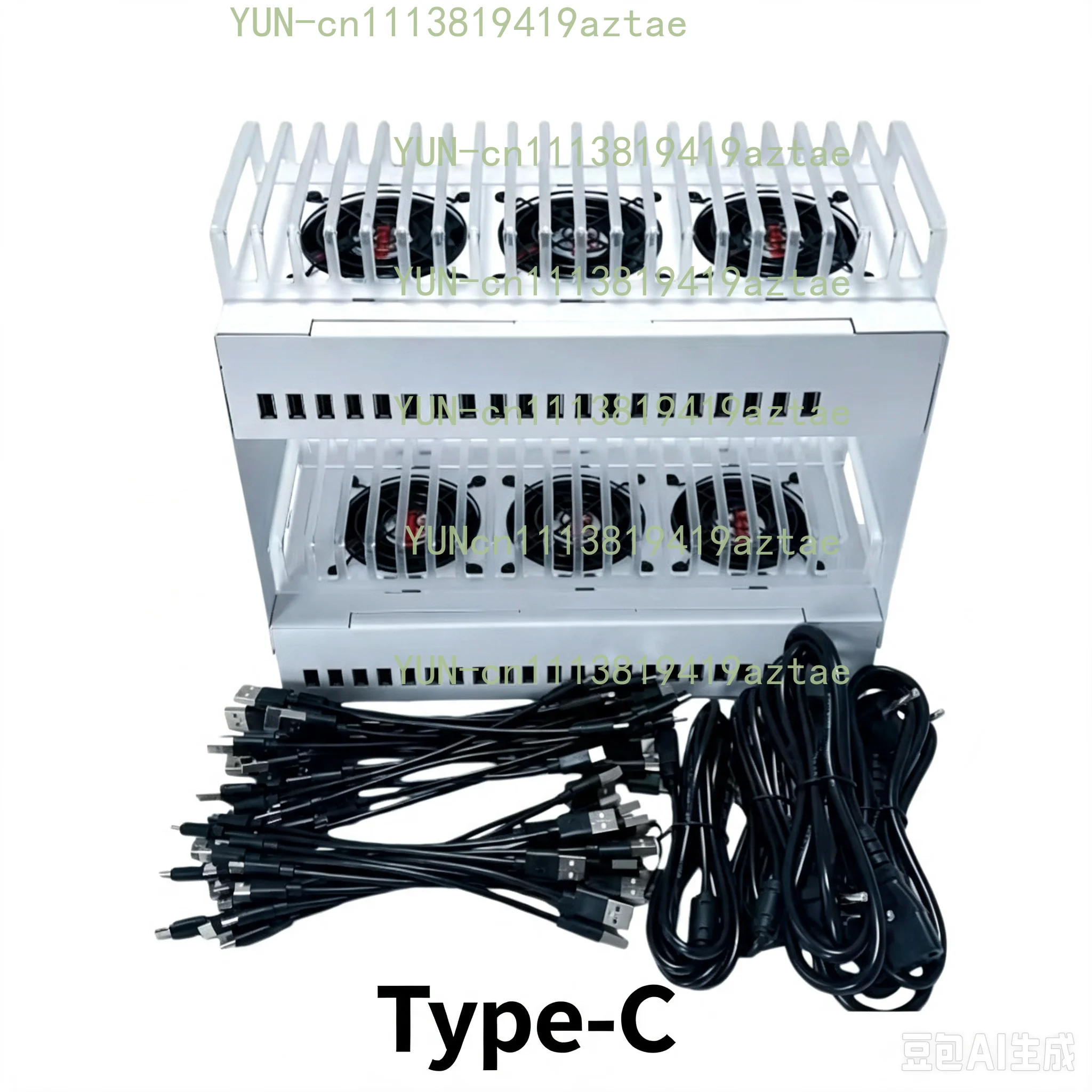 20/40/60 Ports Phone Farm USB Hub Box, Android Batch Synchronization Control Box for Unified Smartphone Management