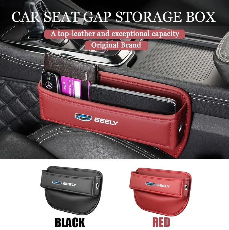 Car Seat Crevice Storage Box Bag Multifunctional Accessories For Geely Atlas Coolray Emgrand EC7 EC8 7 EX7 Auto Accessories