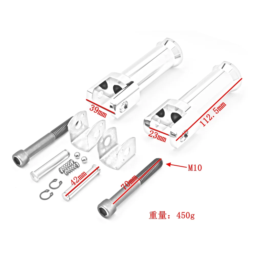 Footpeg Supports Passenger Foot Pegs Mounting Brackets For Harley Softail Fat Boy Street Bob Breakout Low Rider 2018-2024