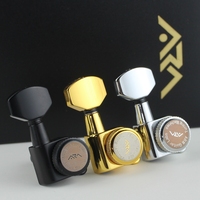 ARM 1 Set Guitar Locking Tuners Electric Guitar Machine Heads Tuners Lock String Tuning Pegs Black 【Made in Korea】