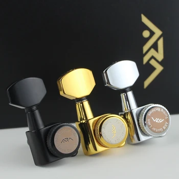 ARM 1 ensemble accordeurs de verrouillage de guitare têtes de Machine de guitare électrique accordeurs chevilles de réglage de cordes de verrouillage noir 【fabriqué en corée】