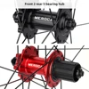 MTB バイクホイールセット 26 27.5 インチ 6 ボルトディスクブレーキホイール QR ハブ 120 クリックアルミ合金チューブレスレディマウンテン自転車ホイール 3