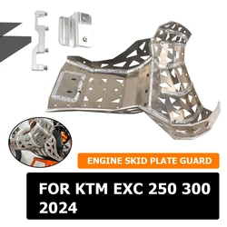 Motorcycle Bash Skid Plate Guard For KTM EXC300 EXC250 EXC 300 EXC 250 2024 Accessories Engine Protector Cover Chassis Belly Pan