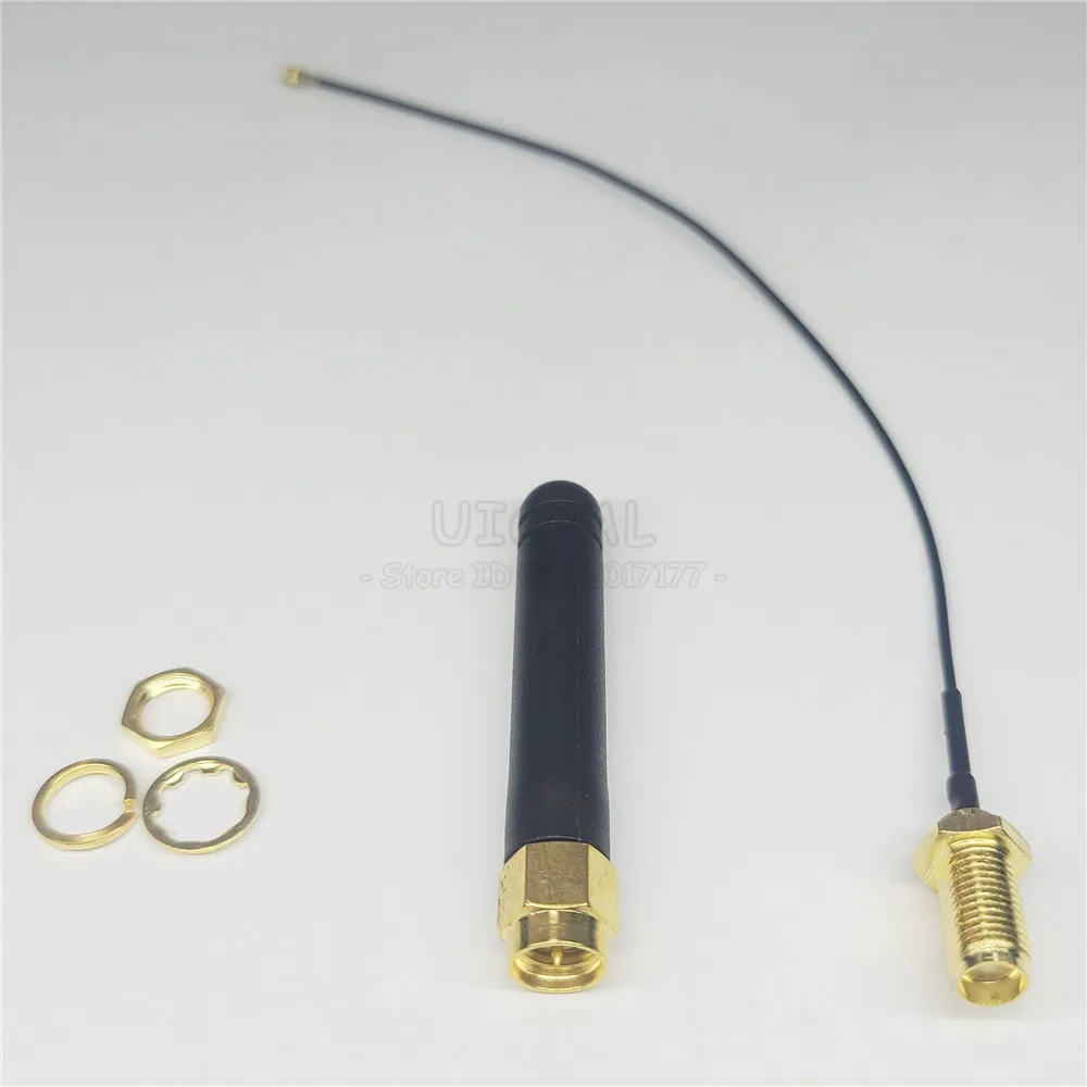 SMA-кабель IPEX с антенной для модуля SIM800L GPRS TCP IP