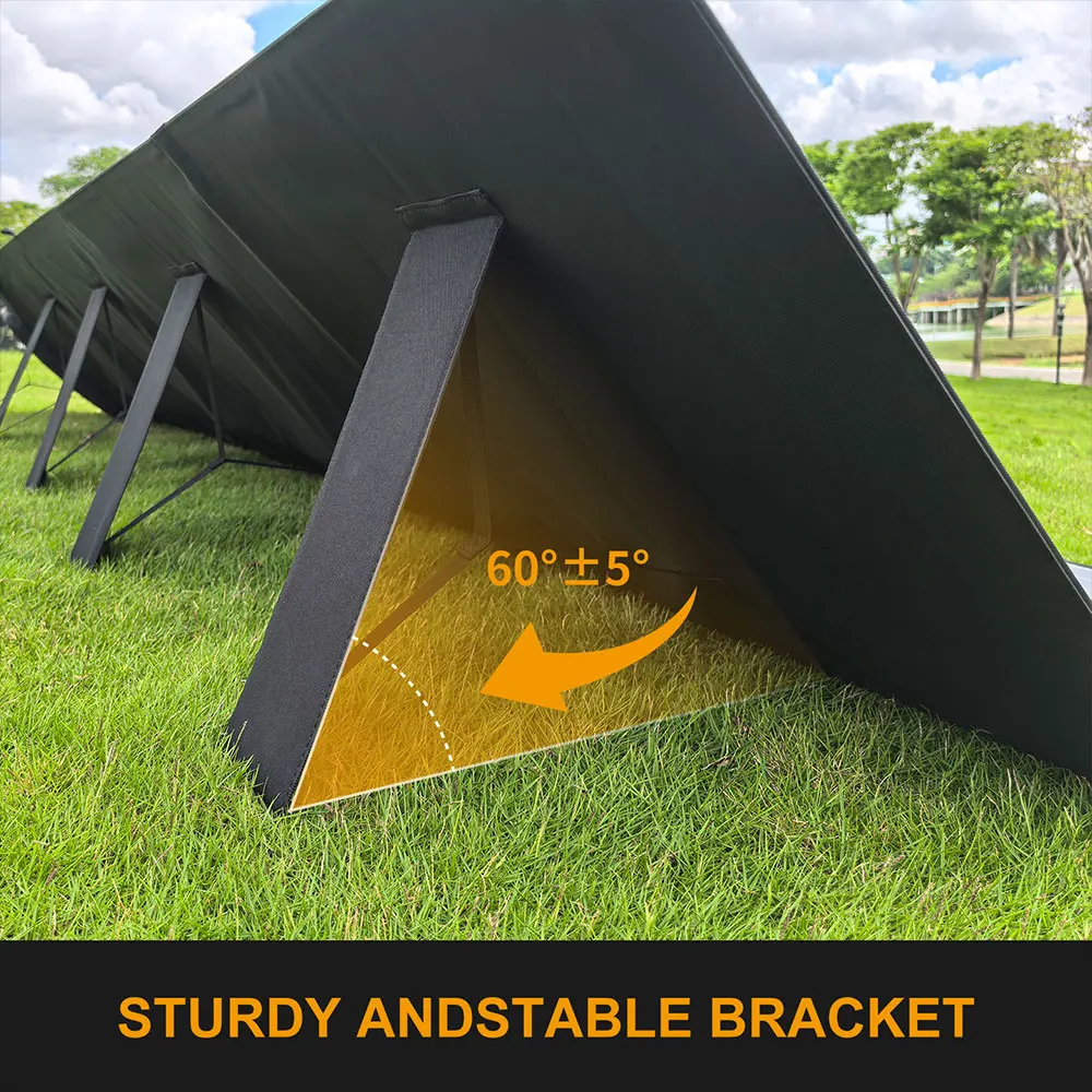 TENZOPV 600W 500W 400W Lightweight Portable Solar Panel, Foldable Solar Panel for Outdoor Activities, IP67 Waterproof for RV