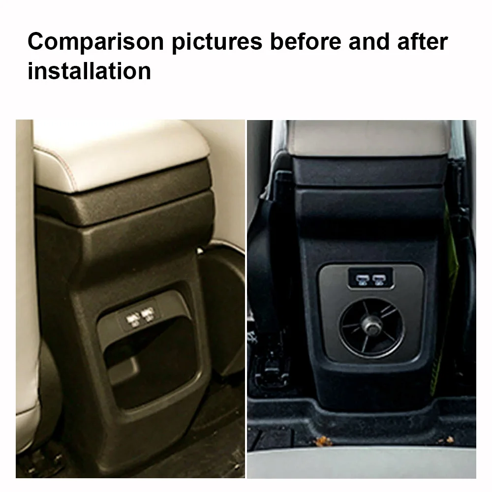 Car Air Conditioning Vents For BYD ATTO 2 2024- Rear Air Conditioning Outlet Armrest Box Interior Special Modification