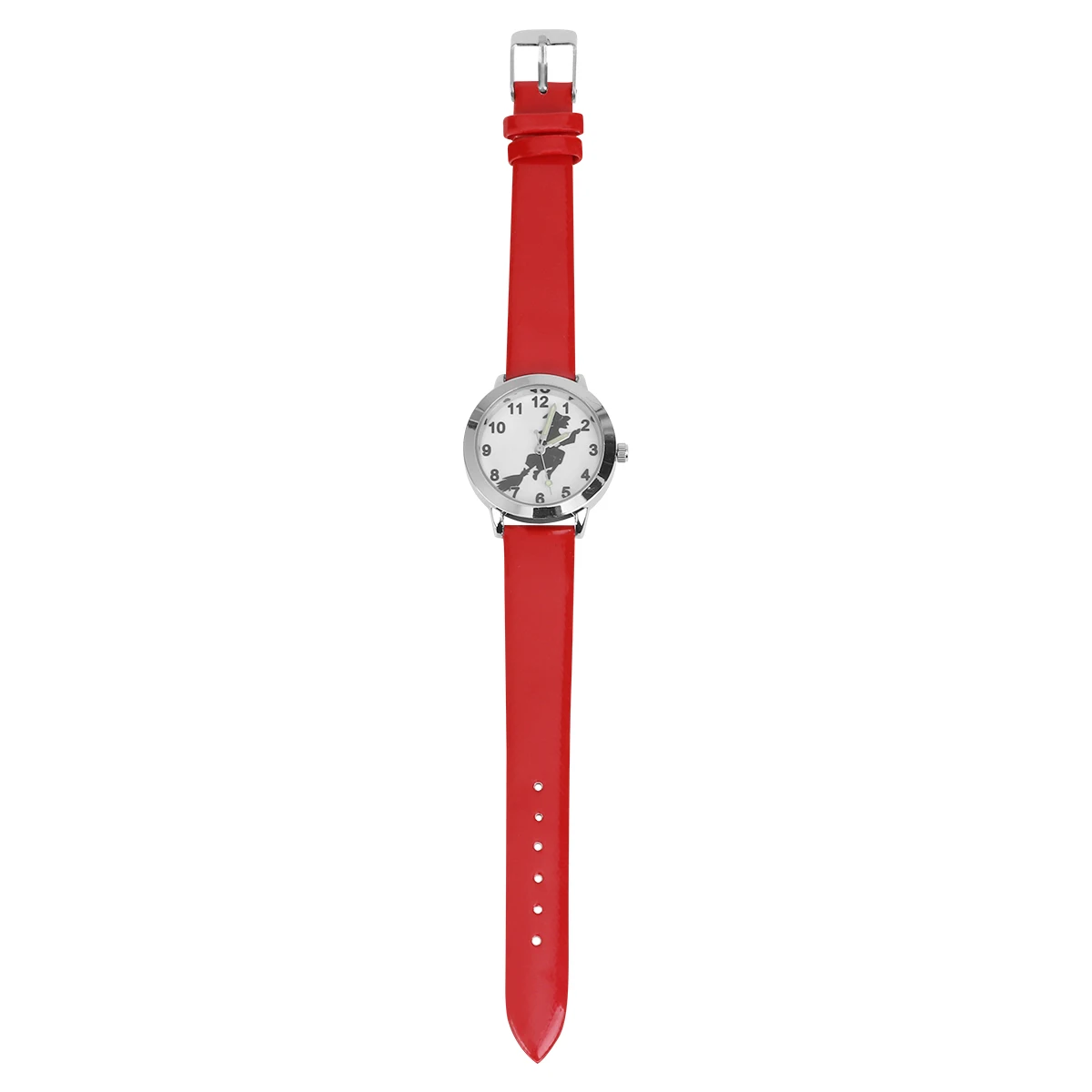 

Luminous Quartz Children Halloween Witch Gift Watch For Kids Pattern Kids Watches Night Glow Durable Alloy Strap Gift