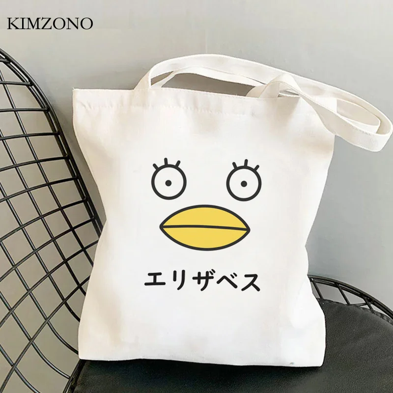 Gintama shopping bag eco grocery jute bag tote shopper bolsa bag sacola boodschappentas reciclaje sac cabas sac toile