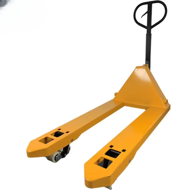 OEM-Trolley-Handgabelstapler für Lager und Logistik. Robuste 5-Tonnen-Stahl-Palettenheber-Maschine mit Skate