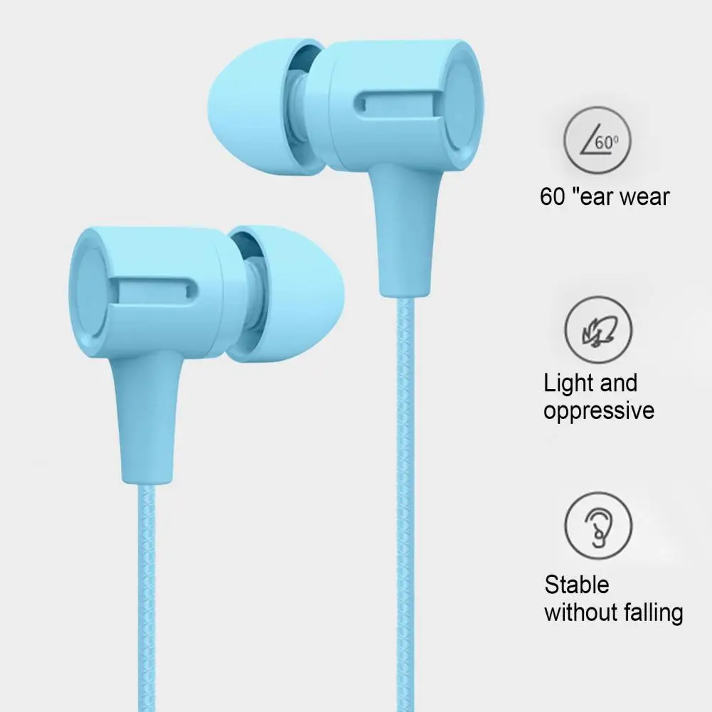 16Ohm praktisches 3,5mm Bass Heavy Wire Telefon Headset Straight Plug Kabel Kopfhörer HD-kompatibles Anrufen Computer Zubehör