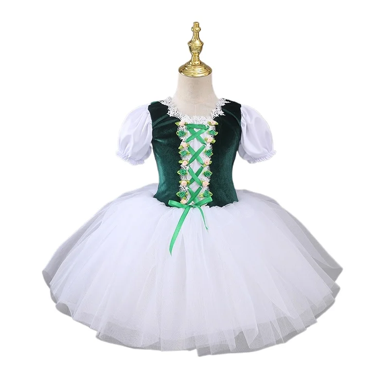 Tutú de Ballet para niños, vestido de tutú de Ballet, disfraz de actuación de Giselle, falda de baile para niñas, ropa para niñas, Tutús para niñas, ropa para niños