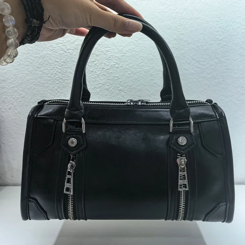 2025年新作-レディースハンドバッグ-ショルダーバッグ-高級デザイン-ファッション-レディース-クロスボディバッグ-ブラック-pu-ヴィンテージ-チェーン-エンベロープバッグ