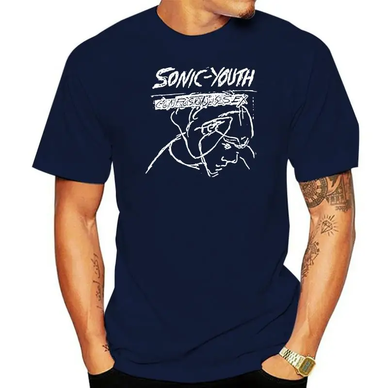 Sonic Youth Tshirt S-3XL T-shirt FREE SHIPPING Men T Shirt Short Sleeve Round Neck Ment Shirt Summer Style