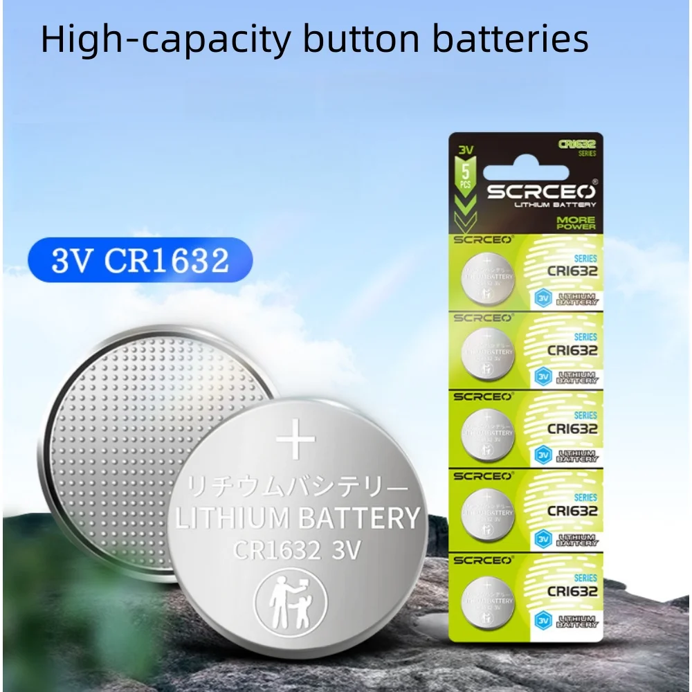 2-30PCS CR1632 Battery Lithium Battery 3V  DL1632 BR1632 KCR1632 ECR1632 For Car Remote Control Watch Button Coin Cells