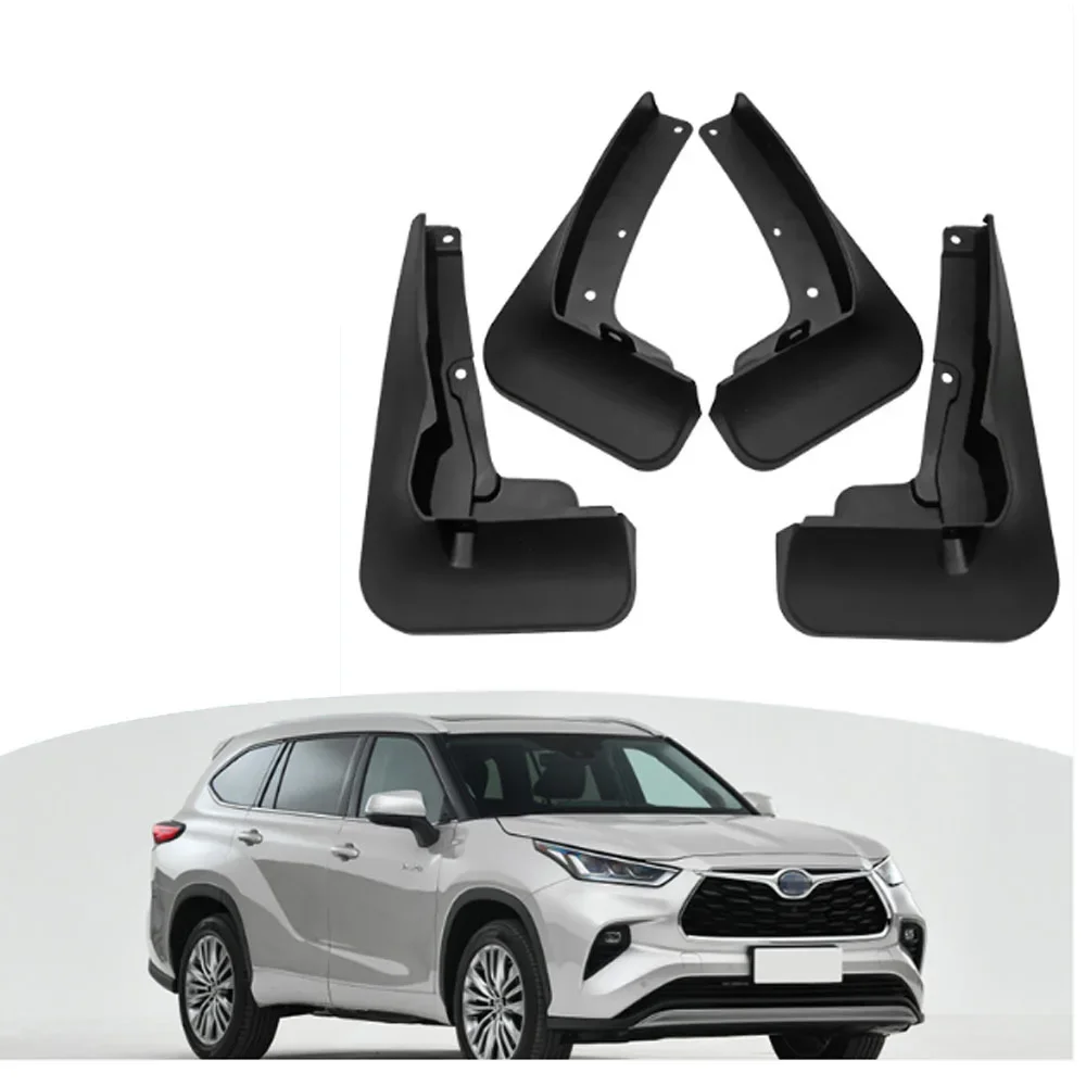 

Car Mudguards For Toyota HIGHLANDER 2022-2024 ABS Mud Guards Fender Flare Mudflaps Exterior Parts Auto Accessories