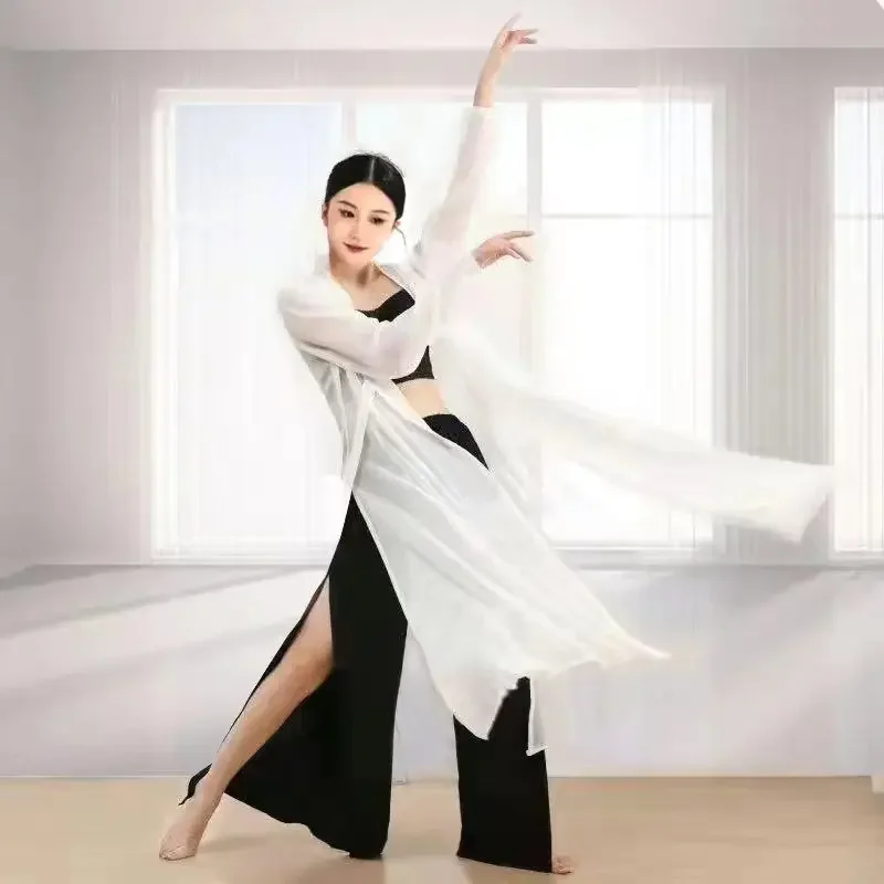 الشيفون الغنائي الجاز الحديثة البطن الباليه الرقص النساء زي هالوين الجنية كيب فستان الحفلات عباءة كرنفال شال ملون #1