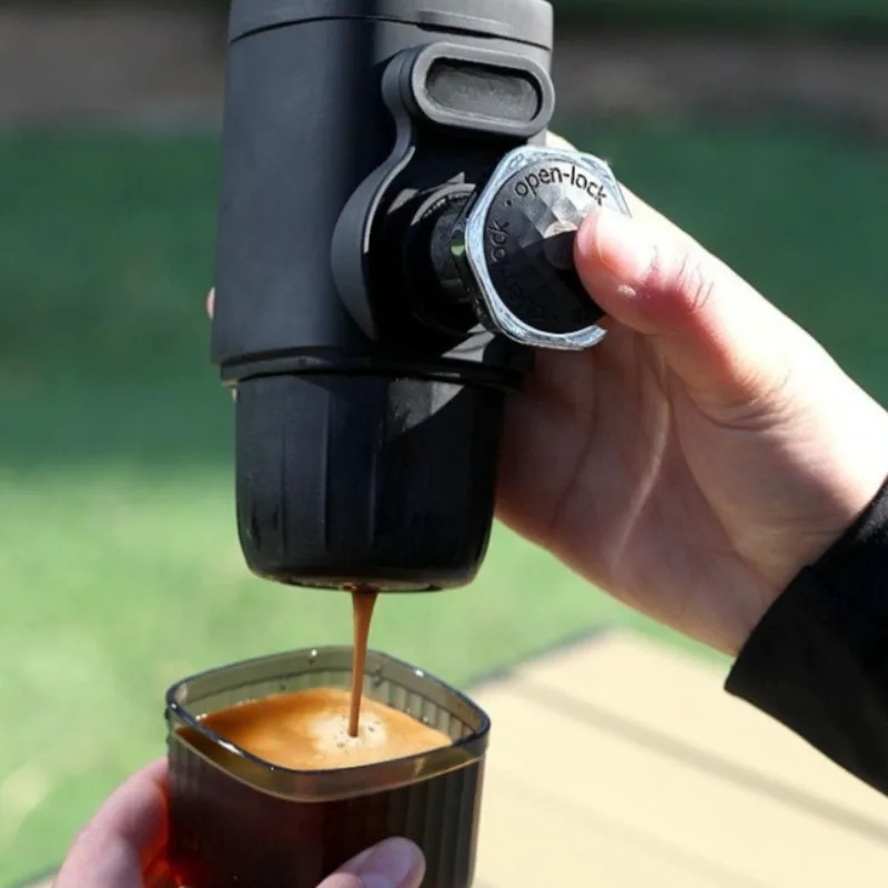Outdoor Manual High Pressure Espresso Maker Portable Dual Use Pocket Coffee Making Tool