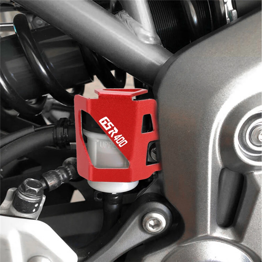 

For SUZUKI GSR400 GSR 400 2008 2009 2010 2011 2012 Motorcycle Accessories CNC Rear Brake Fluid Reservoir Cover Guard Protector
