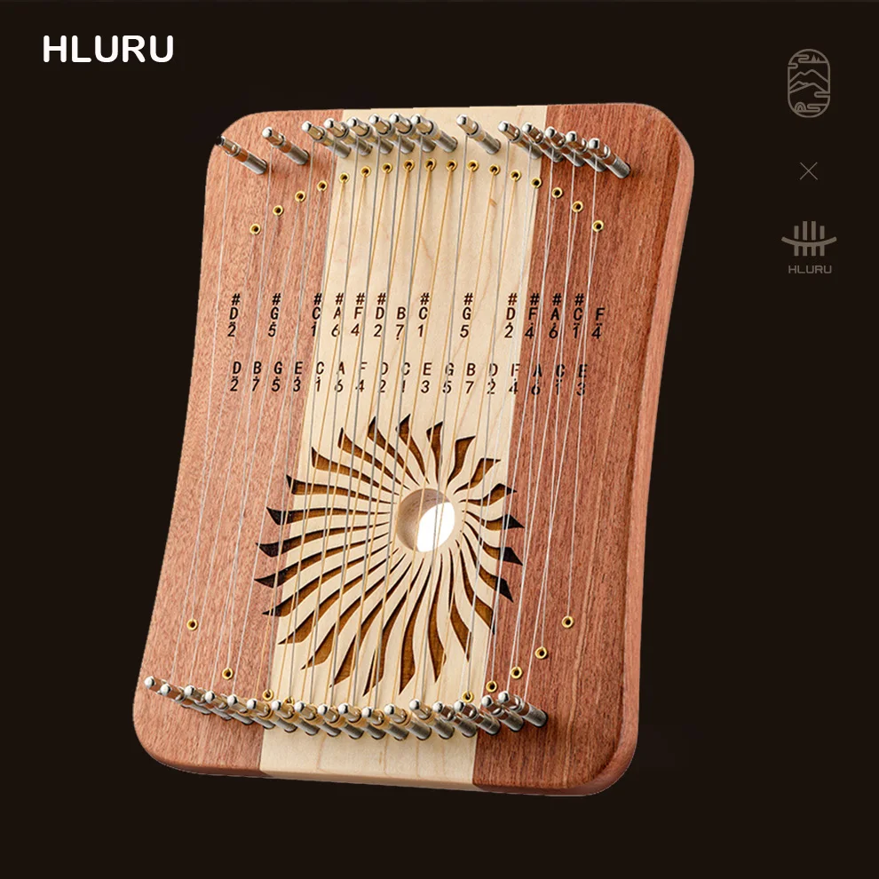 Hluru Lyre 17 31 Strings Fingerplay 31 Strings Harp Lyre Portable Harp 17 Strings Harp Lyre Piano Musical Keyboard Instrument